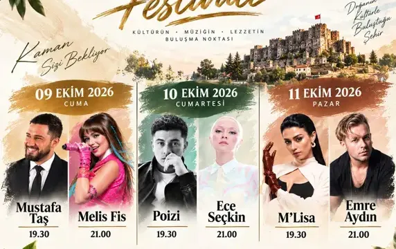 35. Kaman Ceviz, Kültür ve Sanat Festivali için geri sayım başladı